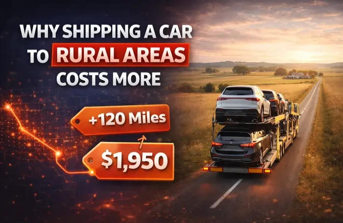 Why Shipping a Car to Rural Areas Costs More